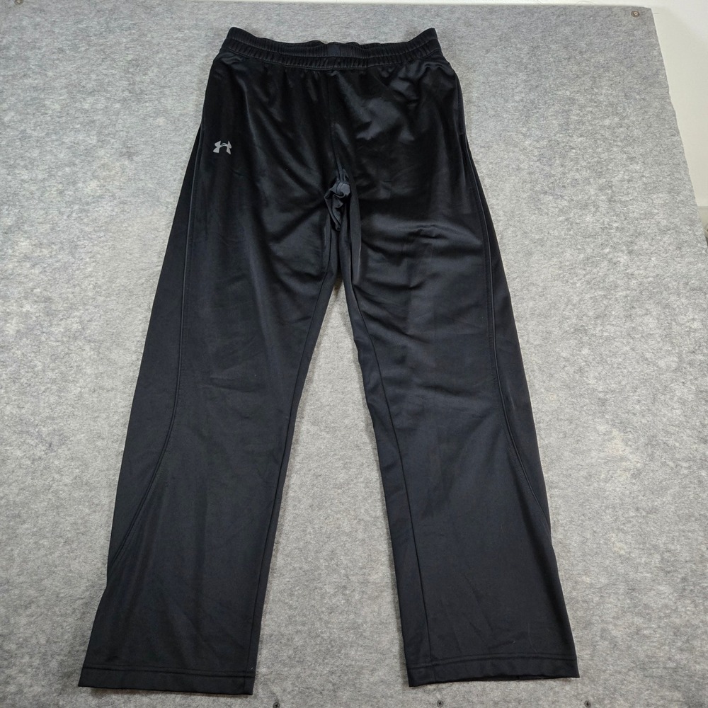 Under Armour Mens Black ColdGear Loose Athletic Training Pants Large